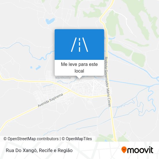 Rua Do Xangô mapa