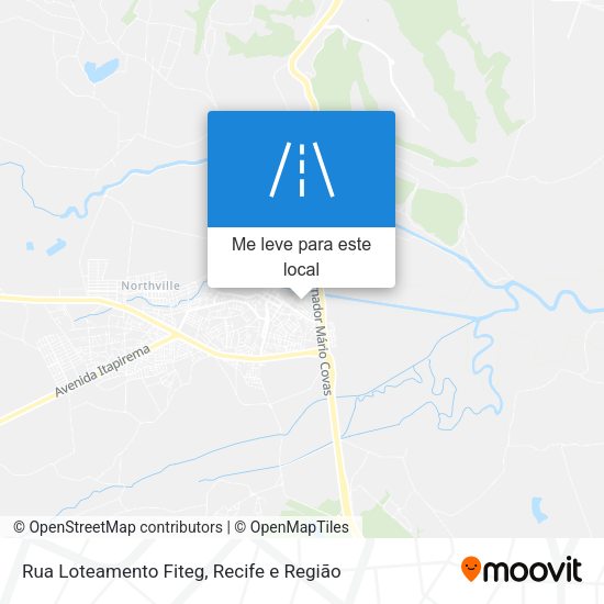 Rua Loteamento Fiteg mapa