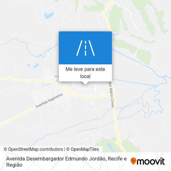 Avenida Desembargador Edmundo Jordão mapa