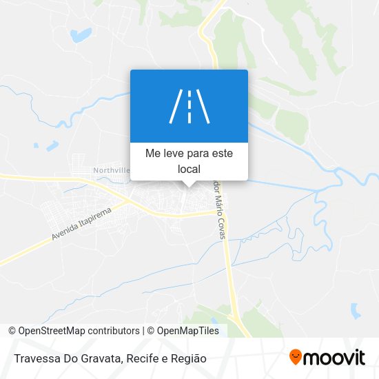 Travessa Do Gravata mapa