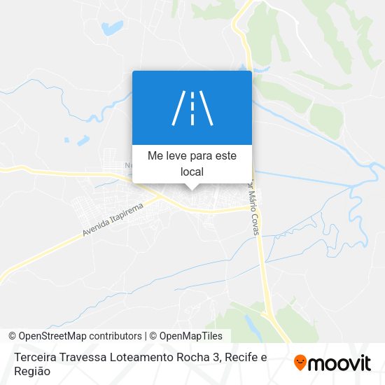 Terceira Travessa Loteamento Rocha 3 mapa