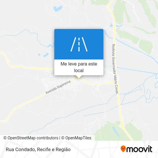 Rua Condado mapa