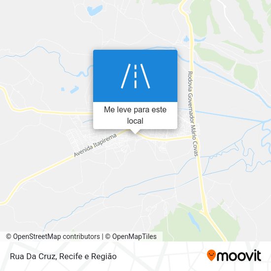 Rua Da Cruz mapa