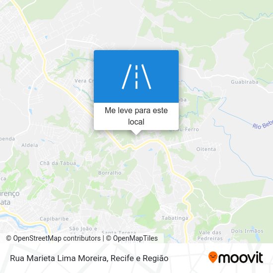 Rua Marieta Lima Moreira mapa