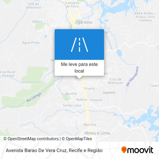Avenida Barao De Vera Cruz mapa
