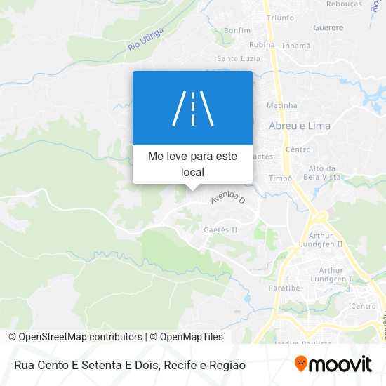 Rua Cento E Setenta E Dois mapa
