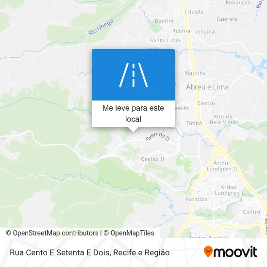 Rua Cento E Setenta E Dois mapa