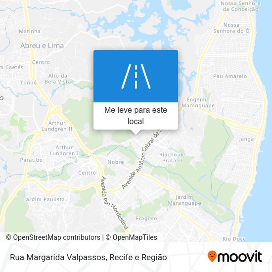 Rua Margarida Valpassos mapa