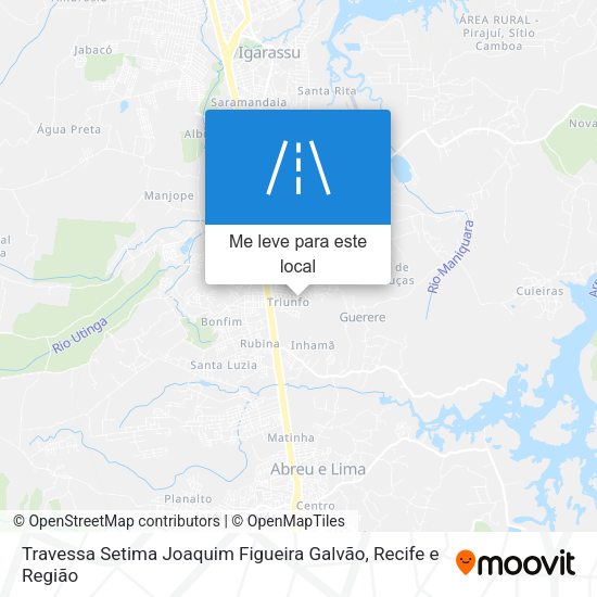 Travessa Setima Joaquim Figueira Galvão mapa