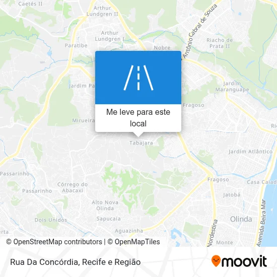 Rua Da Concórdia mapa