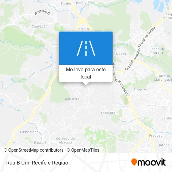 Rua B Um mapa
