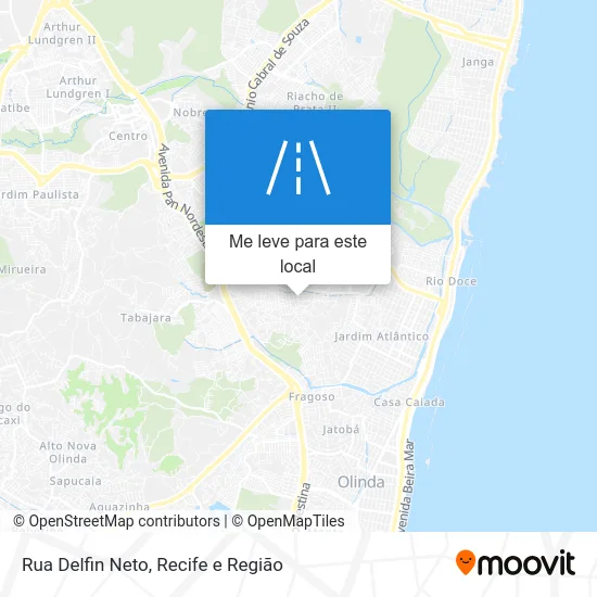 Rua Delfin Neto mapa