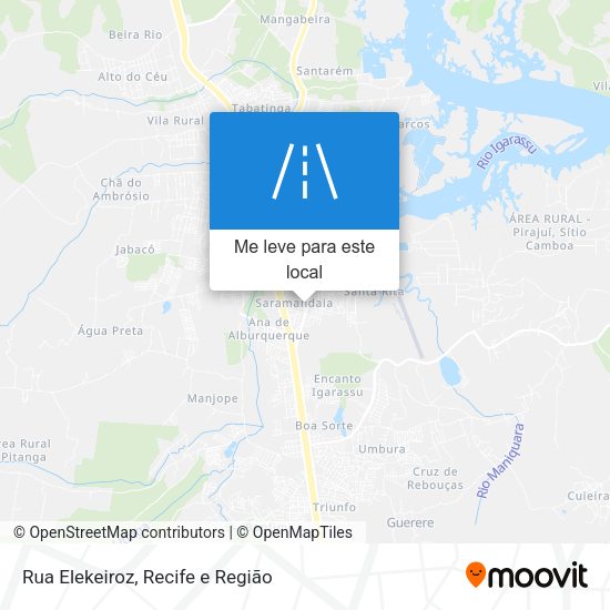 Rua Elekeiroz mapa