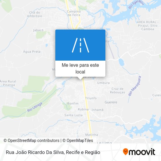 Rua João Ricardo Da Silva mapa