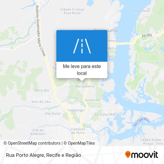 Rua Porto Alegre mapa