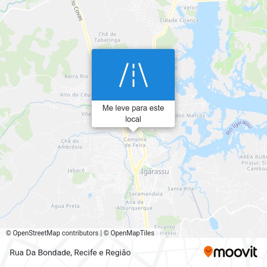 Rua Da Bondade mapa