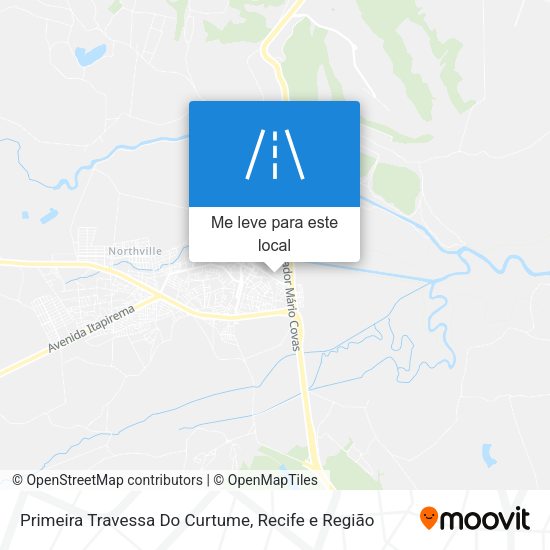 Primeira Travessa Do Curtume mapa
