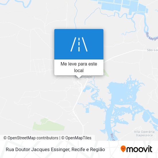 Rua Doutor Jacques Essinger mapa