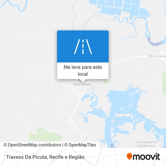 Travess Da Picuta mapa