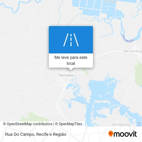 Rua Do Campo mapa