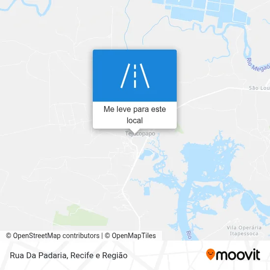 Rua Da Padaria mapa
