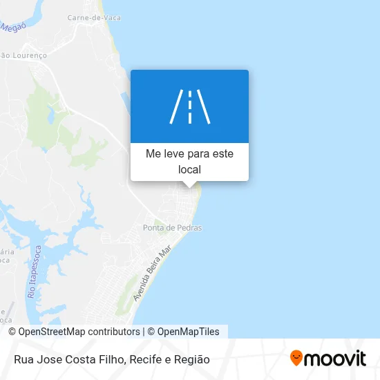Rua Jose Costa Filho mapa