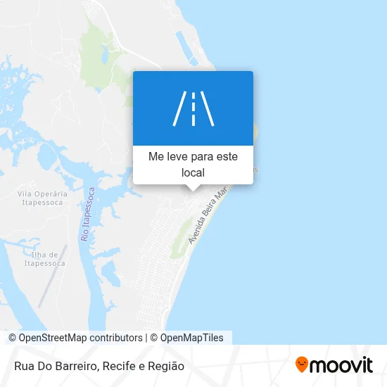 Rua Do Barreiro mapa