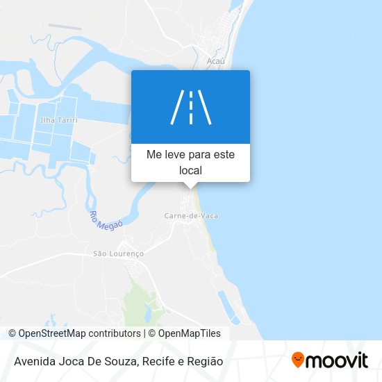 Avenida Joca De Souza mapa