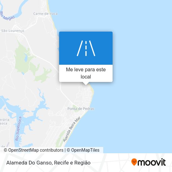 Alameda Do Ganso mapa