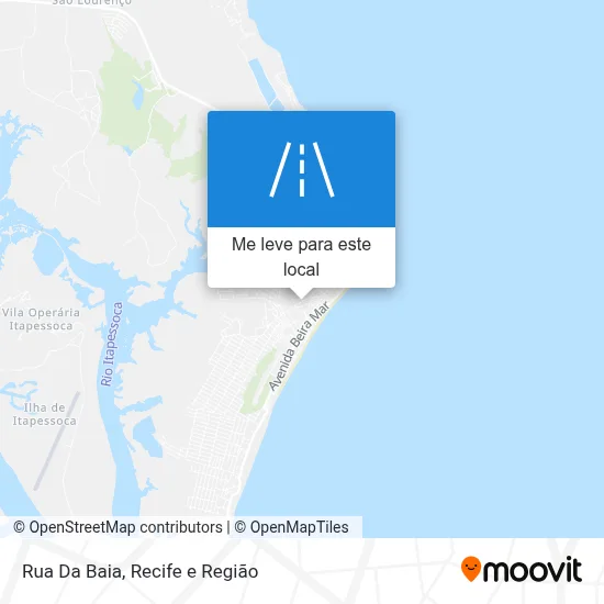 Rua Da Baia mapa