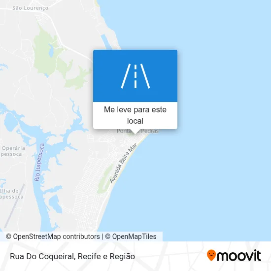 Rua Do Coqueiral mapa