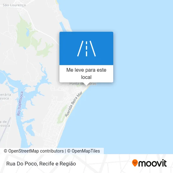 Rua Do Poco mapa