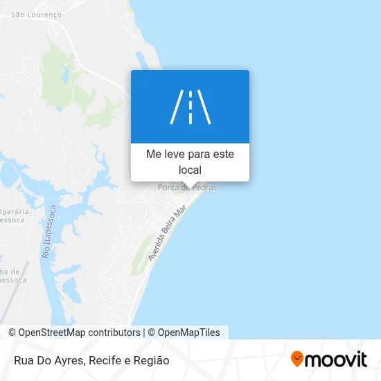 Rua Do Ayres mapa