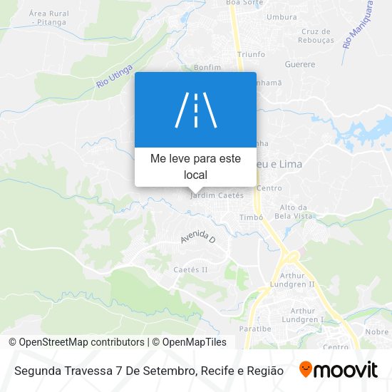 Segunda Travessa 7 De Setembro mapa