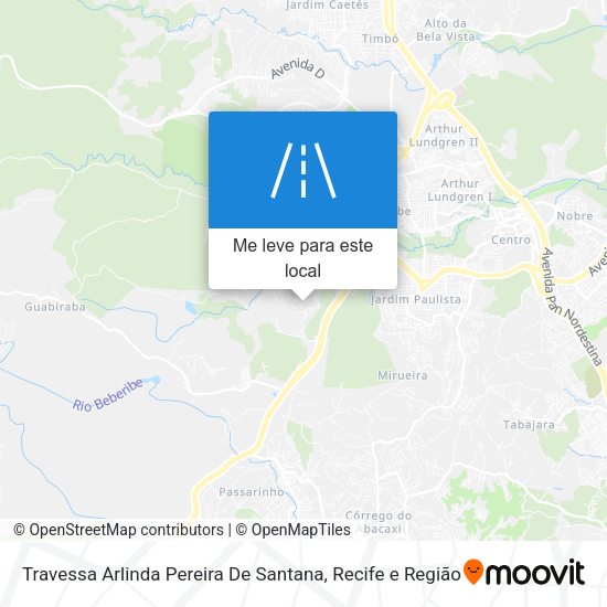 Travessa Arlinda Pereira De Santana mapa