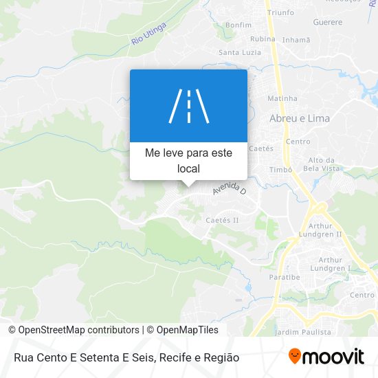 Rua Cento E Setenta E Seis mapa