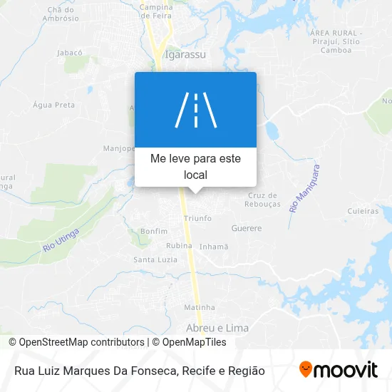 Rua Luiz Marques Da Fonseca mapa