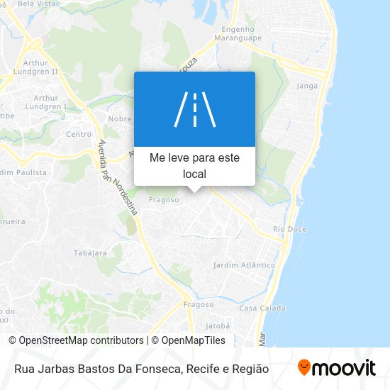 Rua Jarbas Bastos Da Fonseca mapa