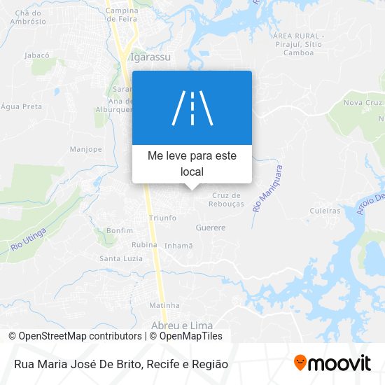 Rua Maria José De Brito mapa