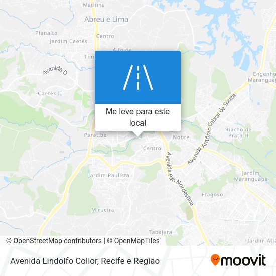 Avenida Lindolfo Collor mapa