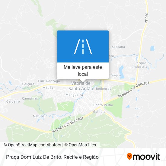 Praça Dom Luiz De Brito mapa