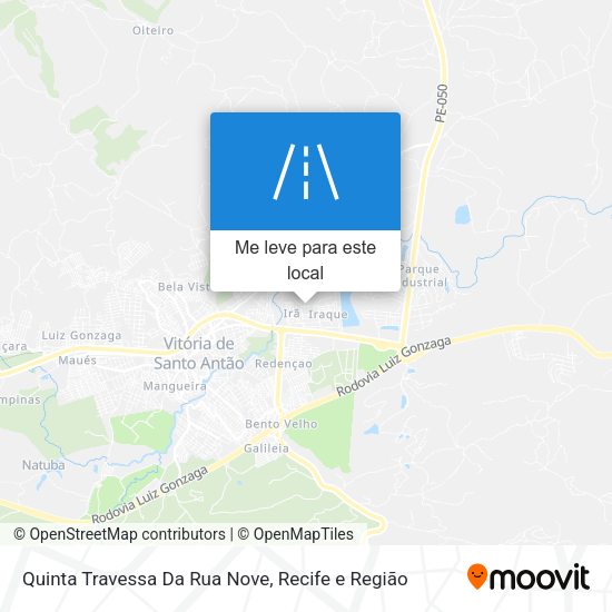 Quinta Travessa Da Rua Nove mapa