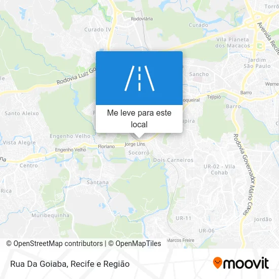 Rua Da Goiaba mapa