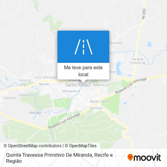 Quinta Travessa Primitivo De Miranda mapa