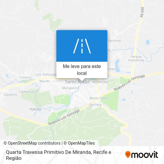 Quarta Travessa Primitivo De Miranda mapa