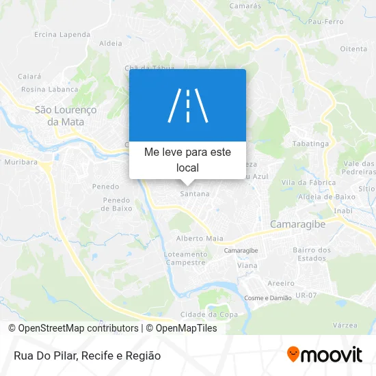 Rua Do Pilar mapa