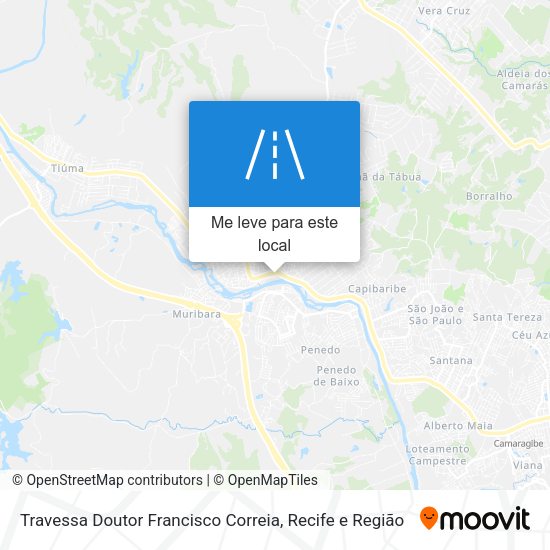 Travessa Doutor Francisco Correia mapa