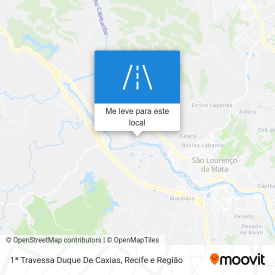 1ª Travessa Duque De Caxias mapa