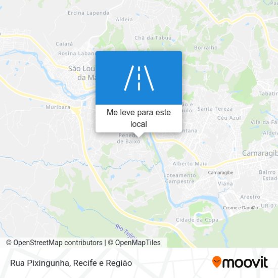 Rua Pixingunha mapa