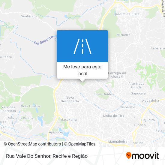 Rua Vale Do Senhor mapa